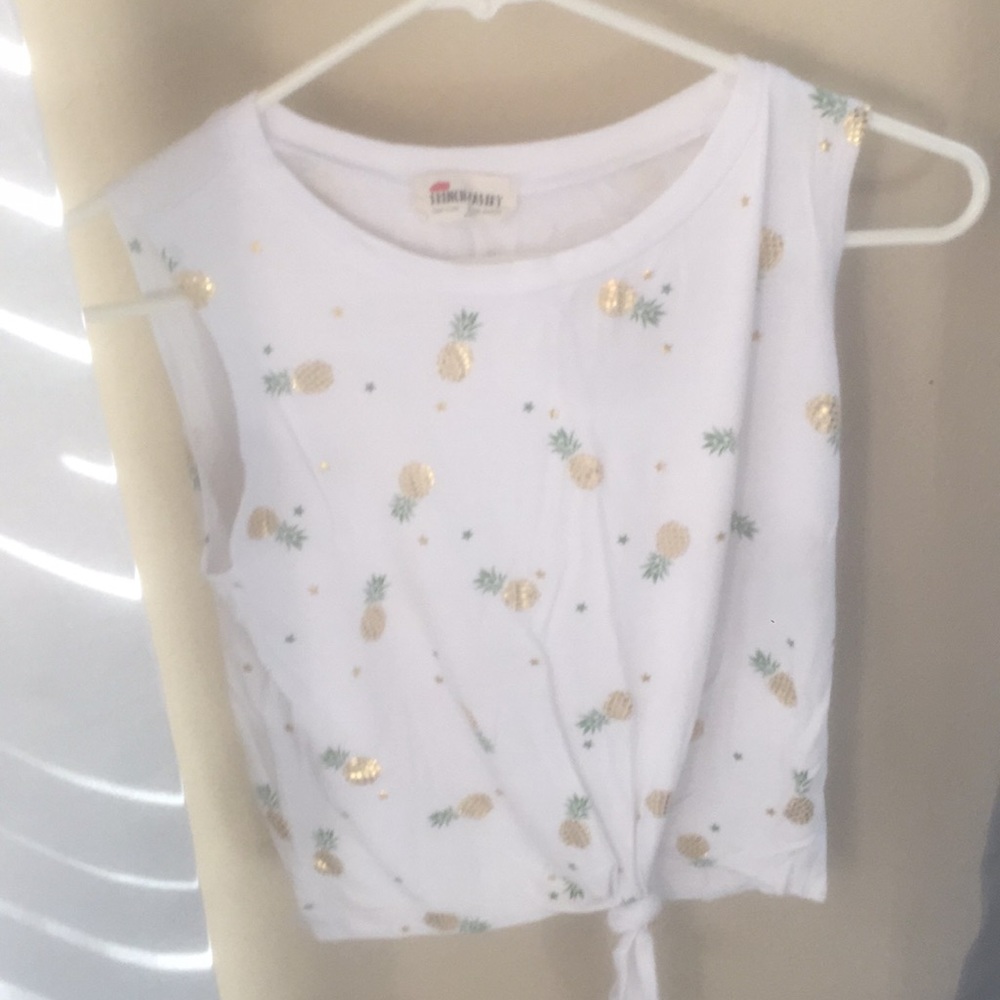Pineapple print top